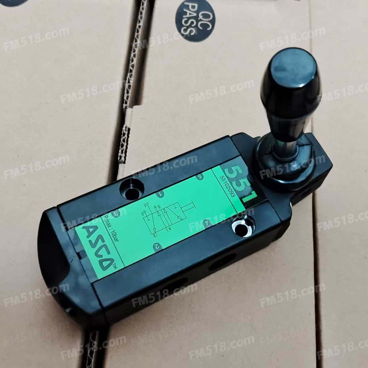 55102093 Lever 5/2 Pneumatic Manual Control Valve ASCO