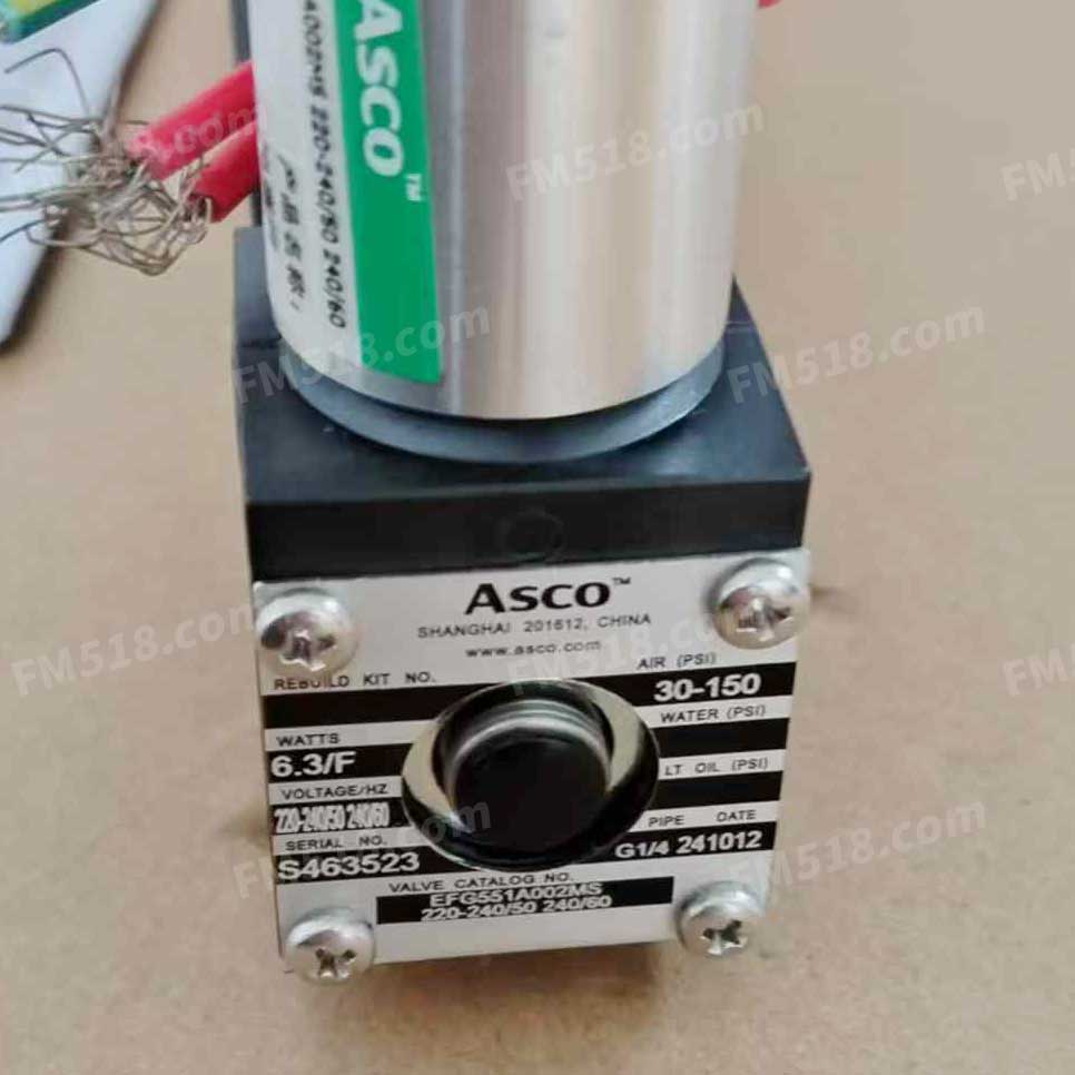 EFG551A002MS 220-240/50 240/60 ASCO Solenoid valve
