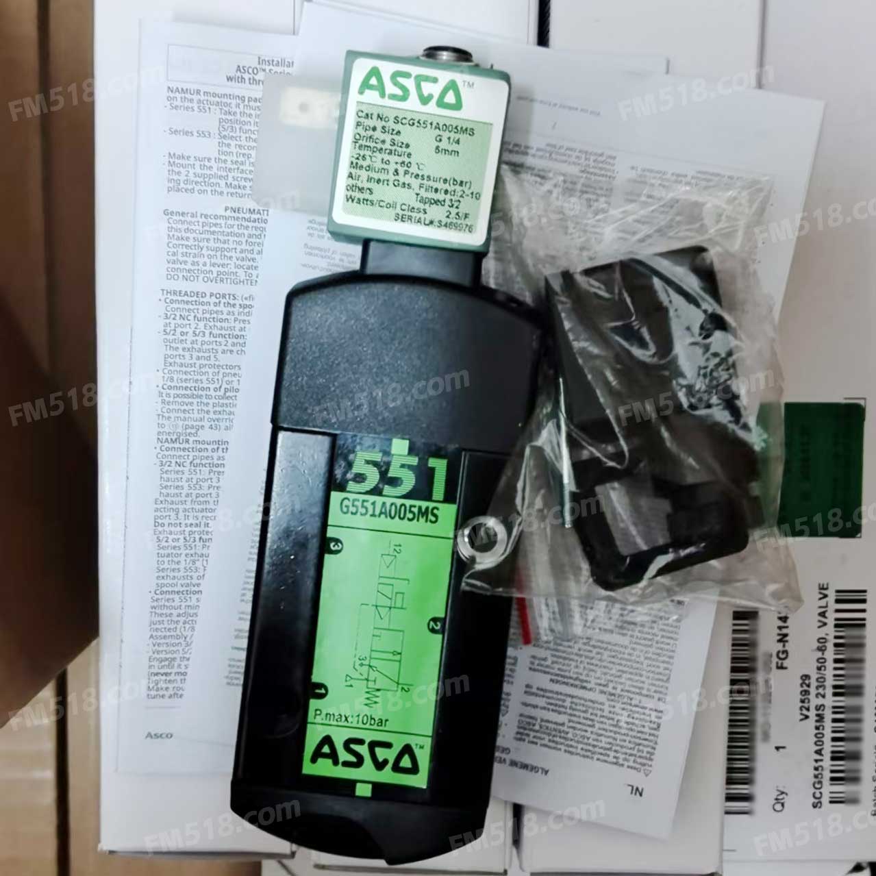 ASCO SCG551A005MS Solenoid