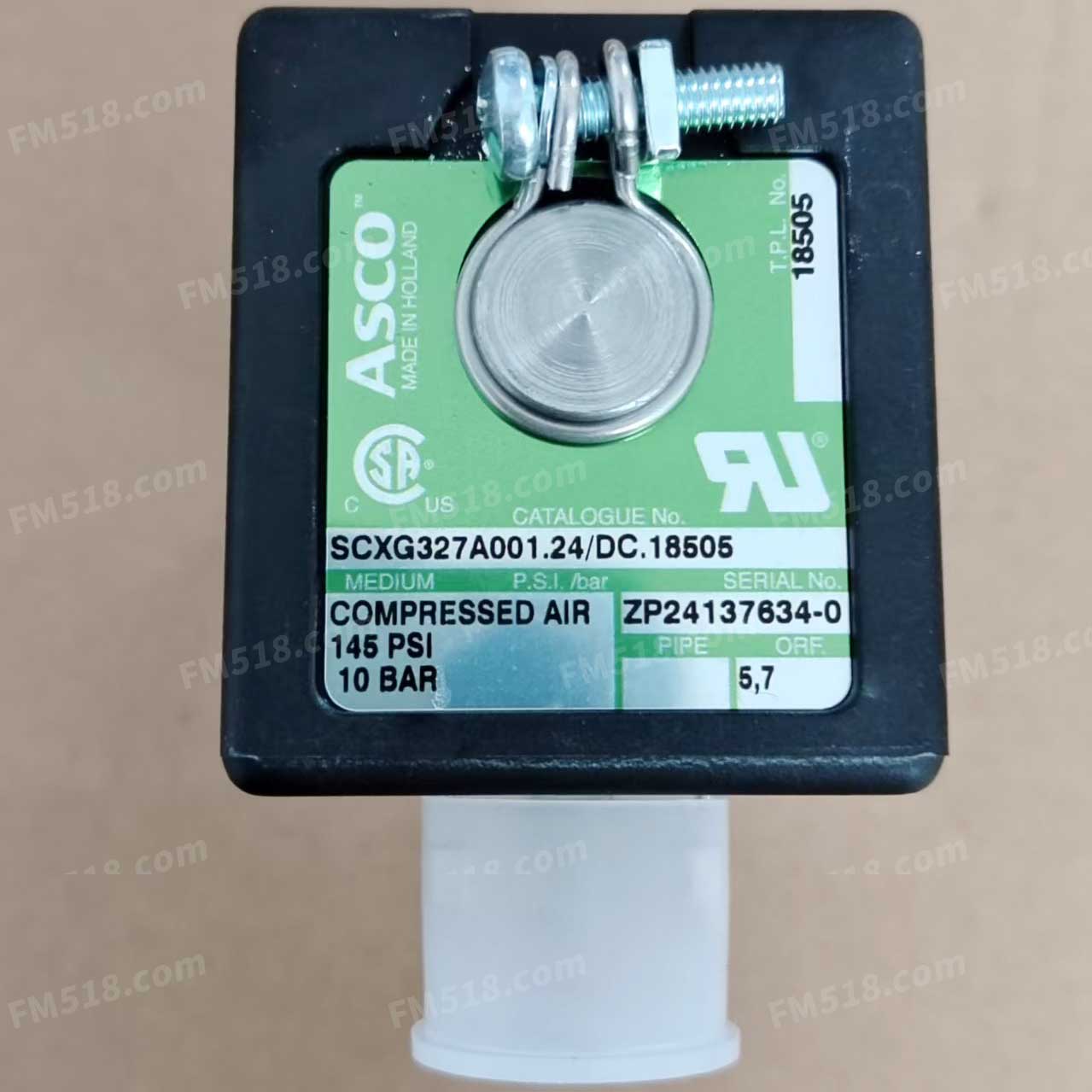 SCXG327A001.24/DC.18505 ASCO G327A001SCD21RL
